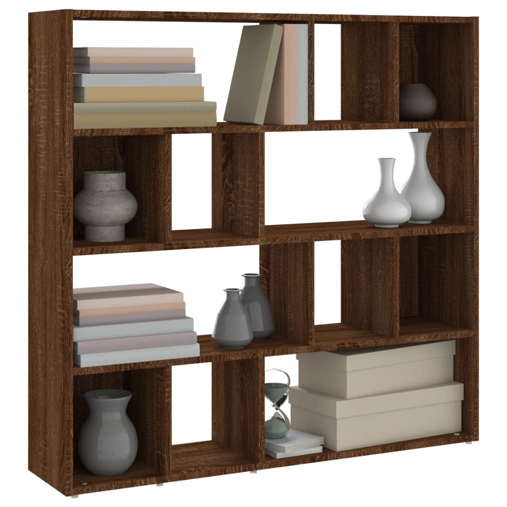Bücherregal/Raumteiler Weiß 105x24x102 cm