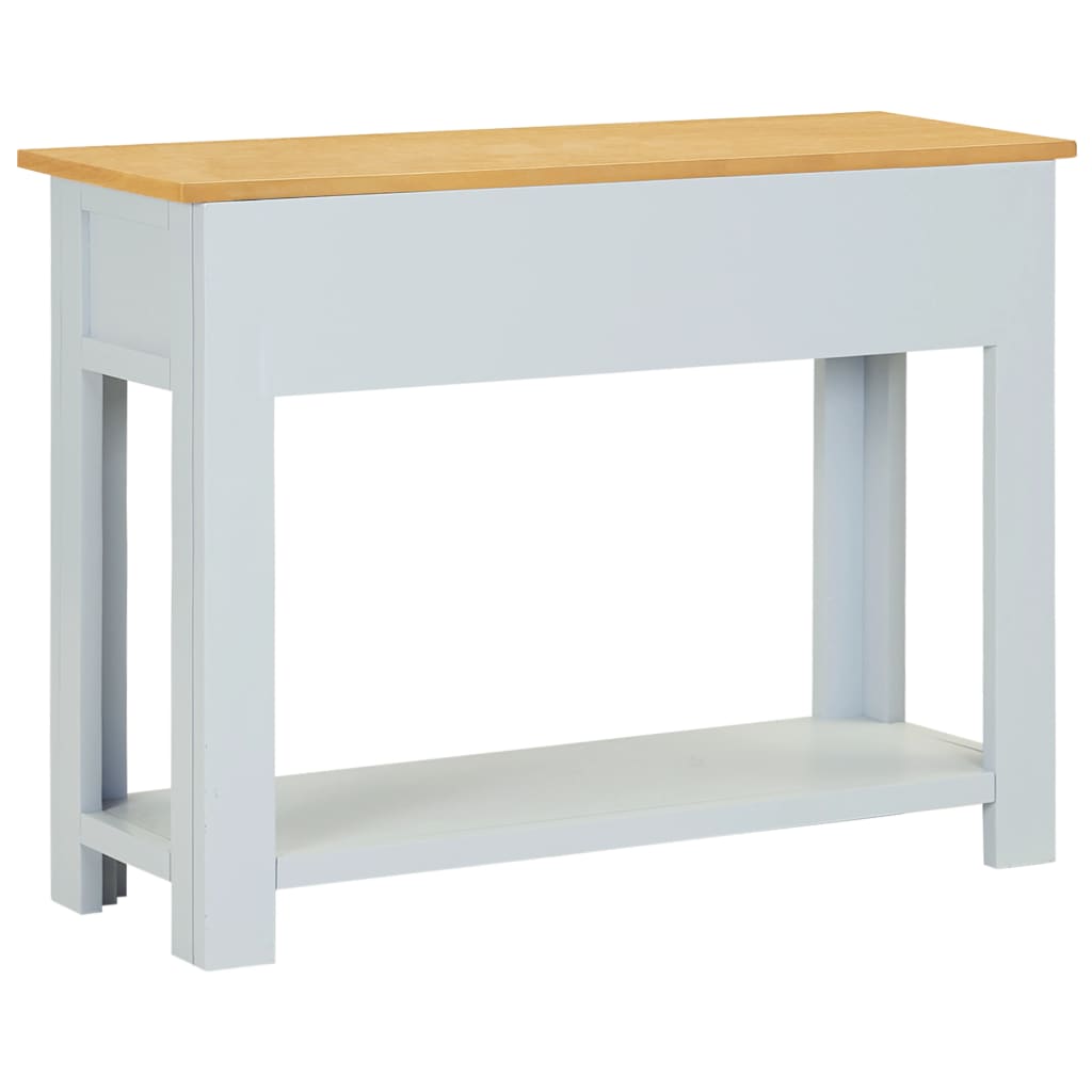 Konsolentisch 118x35x77 cm Massivholz Eiche