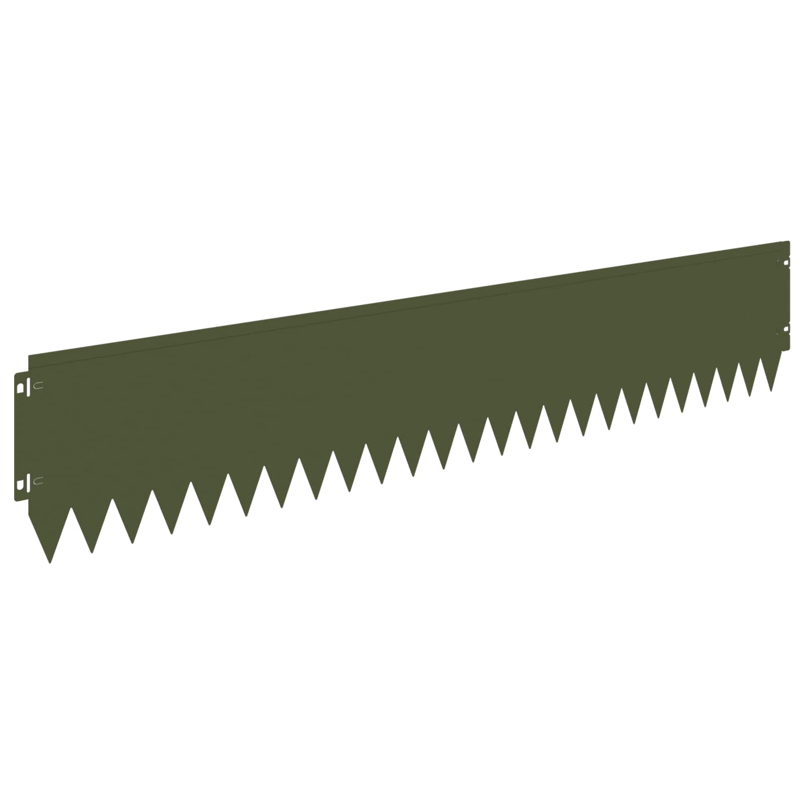 Raseneinfassung 10 pcs 103 x 10 cm Stahl Schwarz