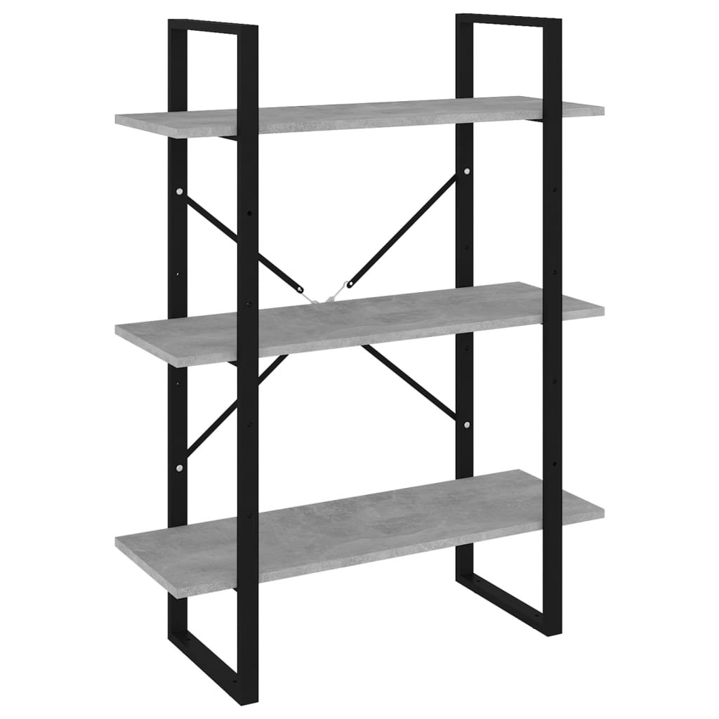 Bücherregal Weiß 80x30x105 cm Holzwerkstoff