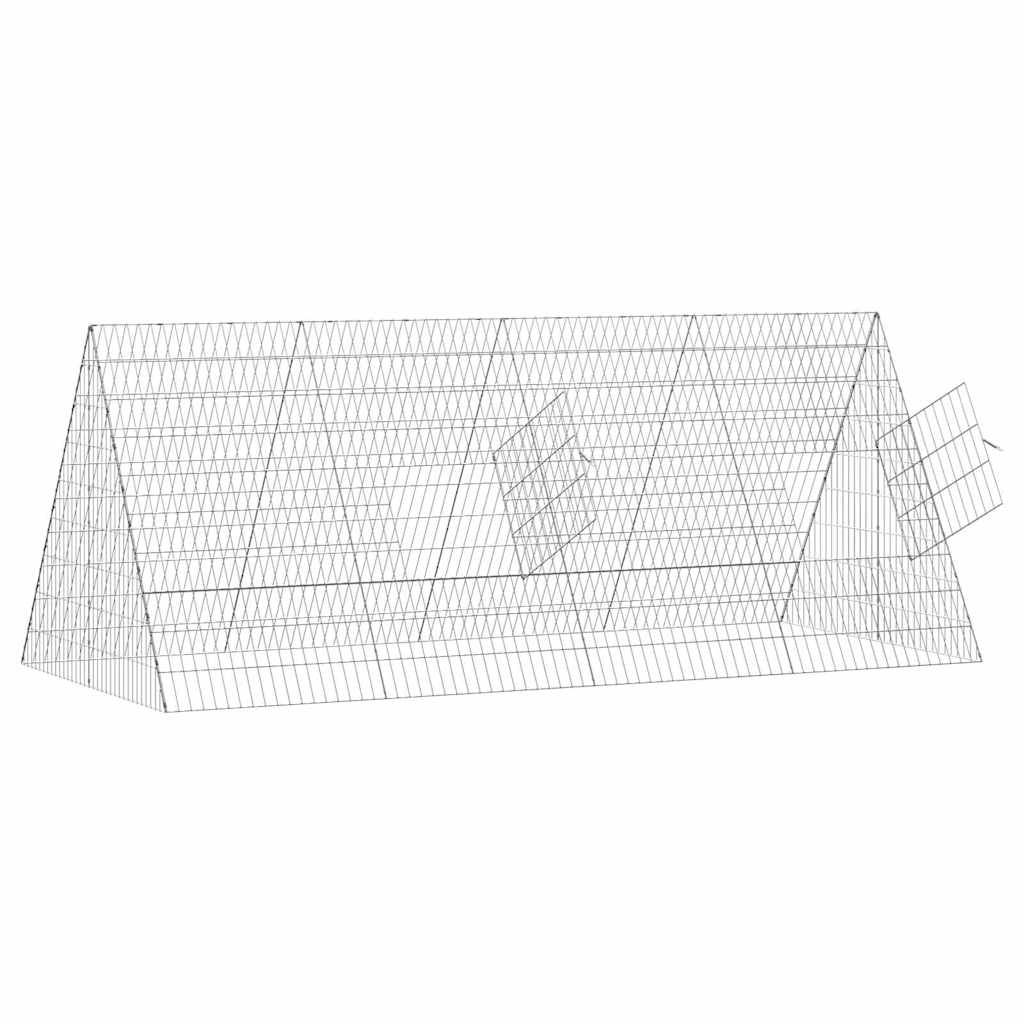 Hasenkäfig Silber 110 x 100 x 85 cm Verzinkter Stahl