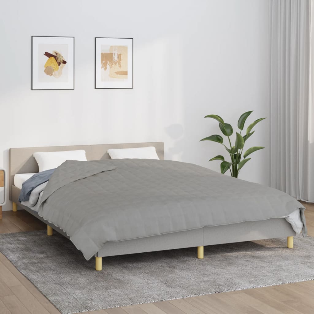 Gewichtsdecke Grau 122x183 cm 5 kg Stoff
