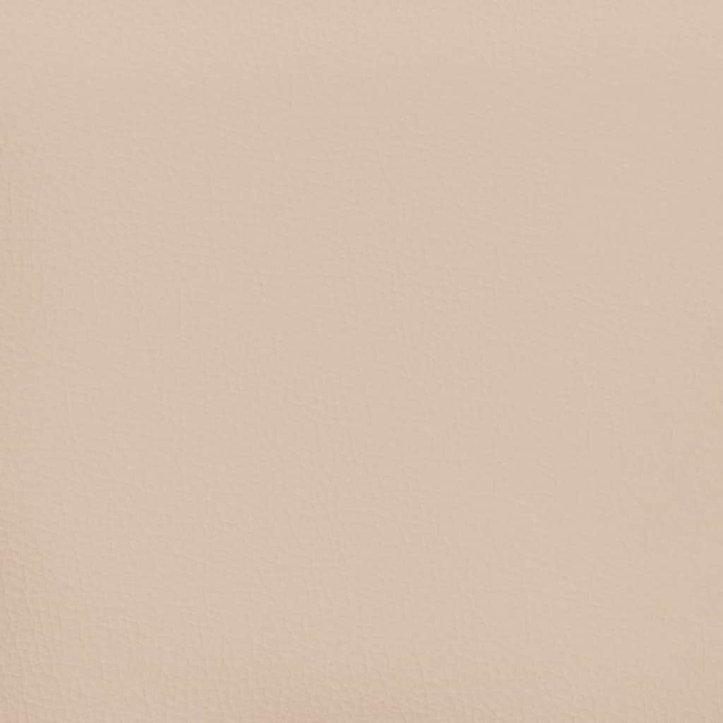 Taschenfederkernmatratze Mittel Schwarz 80x200x20 cm Kunstleder