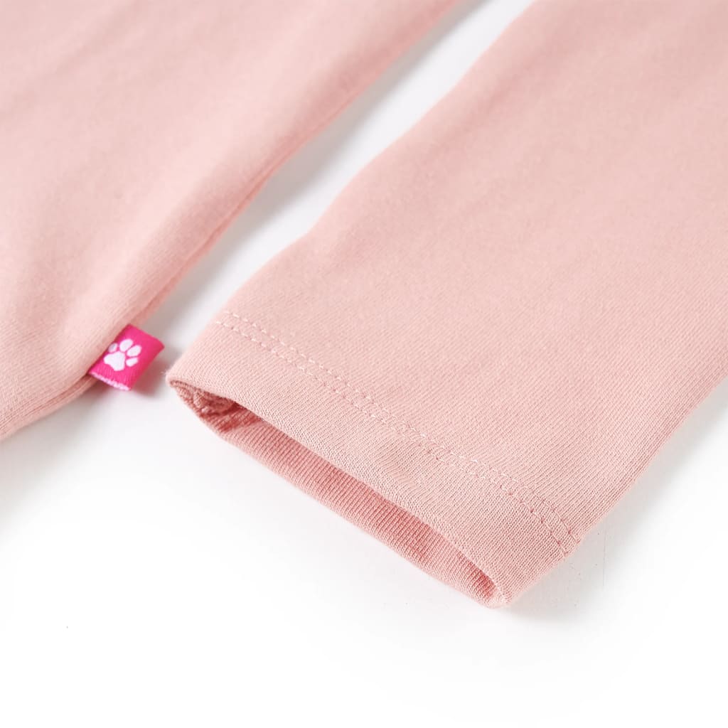 Kinder-Langarmshirt Hellrosa 128