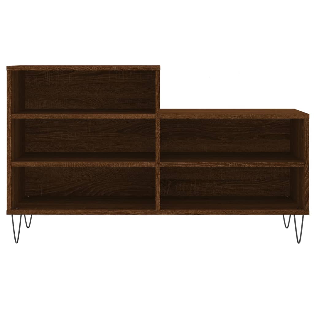 Schuhregal Weiß 102x36x60 cm Holzwerkstoff