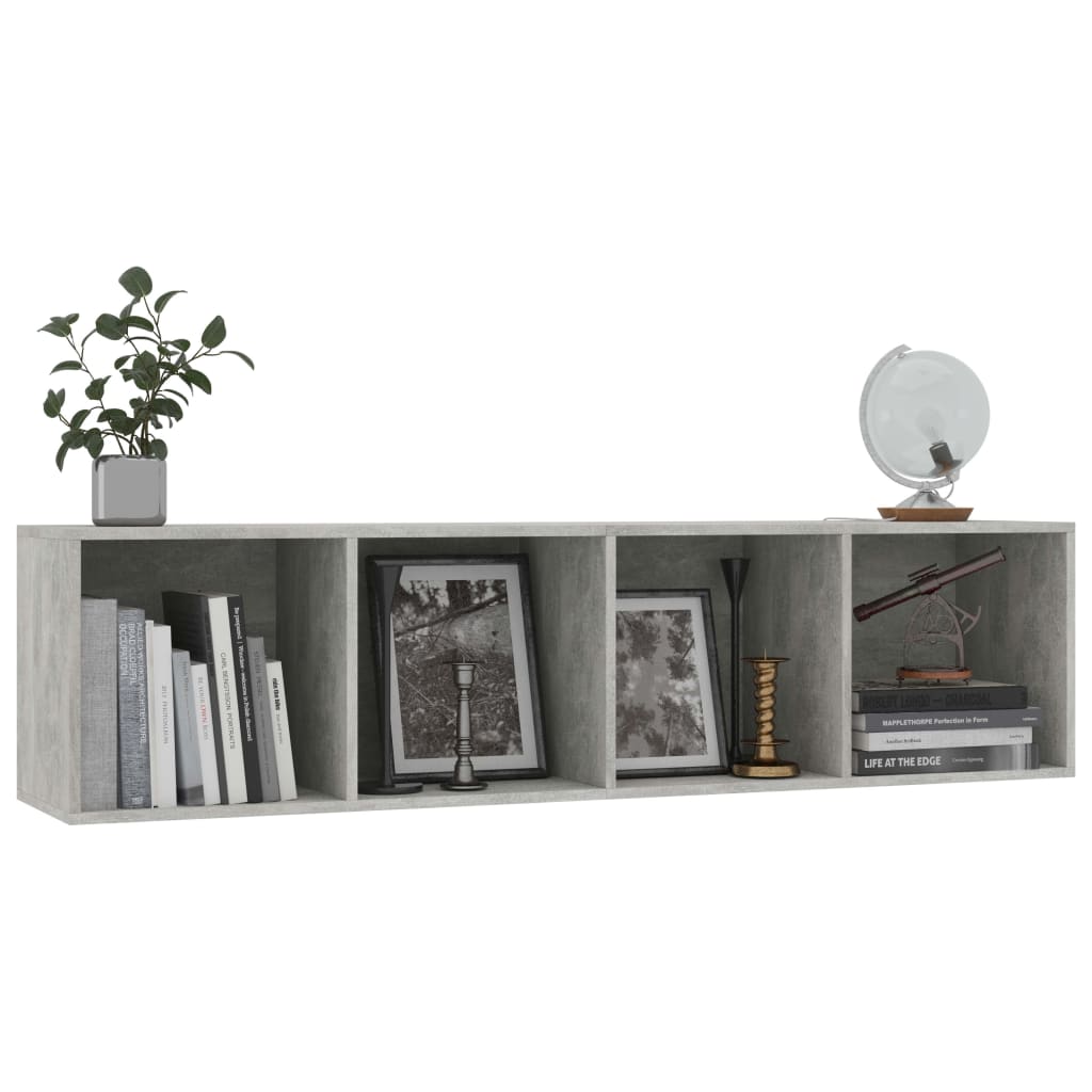 Bücherregal/TV-Schrank Weiß 143×30×36 cm