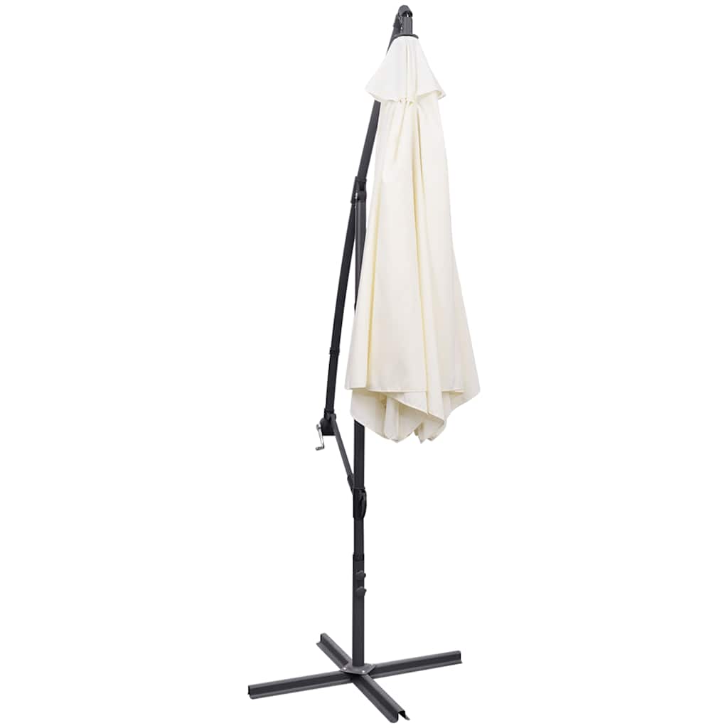 Ampelschirm mit Aluminium-Mast 300 cm Anthrazit
