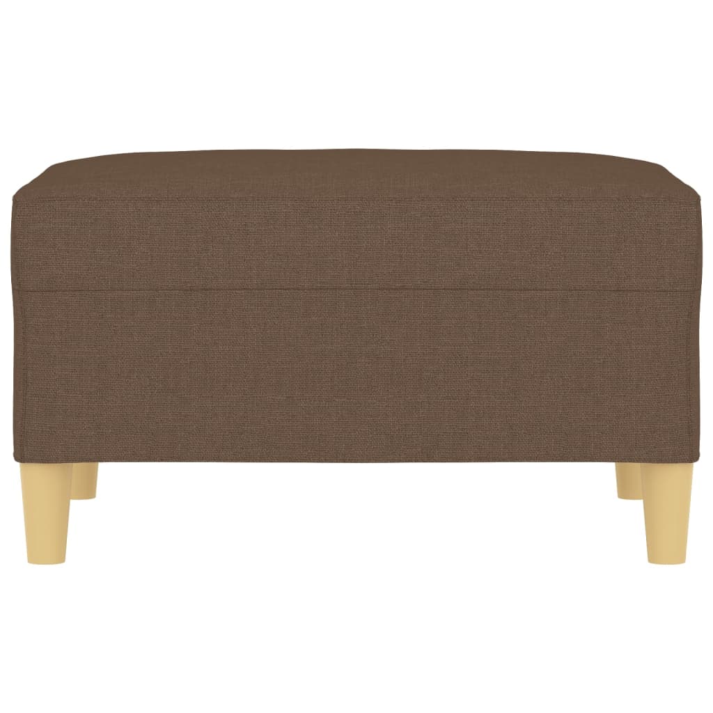 Fußhocker Hellgrau 60x50x41 cm Stoff