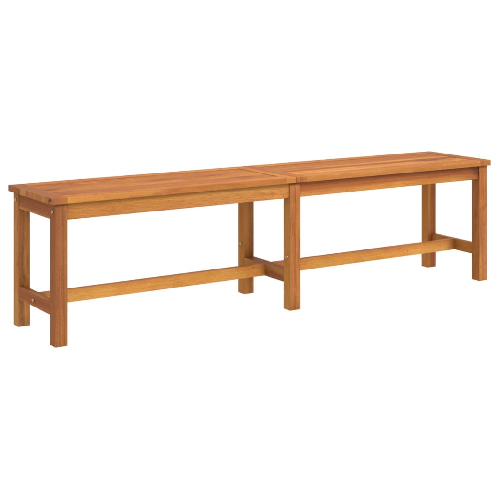 Gartenbank 110x35x45 cm Massivholz Akazie