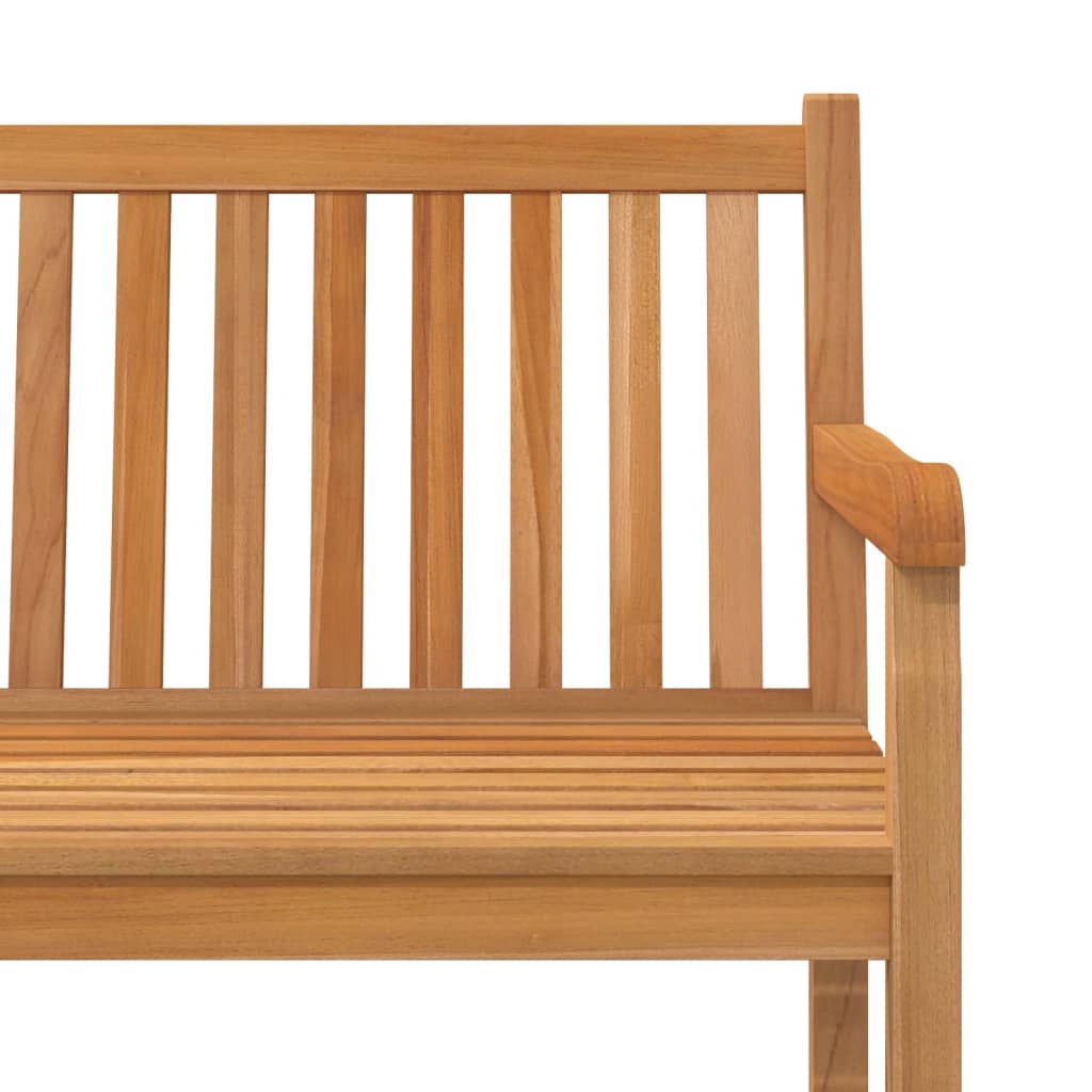 Gartenbank 114 cm Massivholz Teak