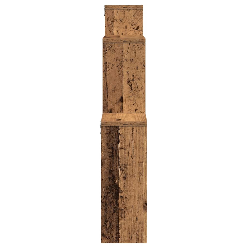 Würfelregal Weiß 80x15x78,5 cm Holzwerkstoff