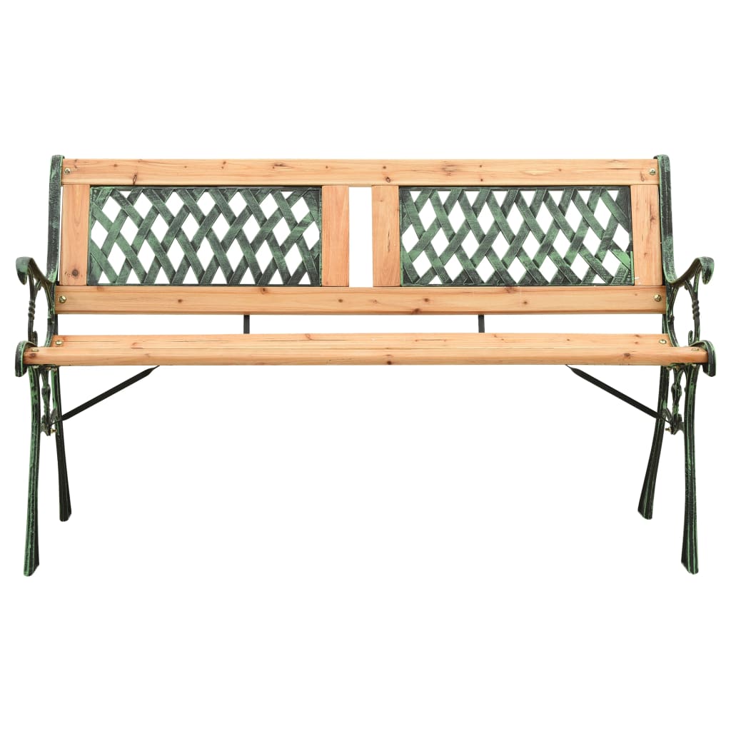 Gartenbank 122 cm Massivholz Tanne