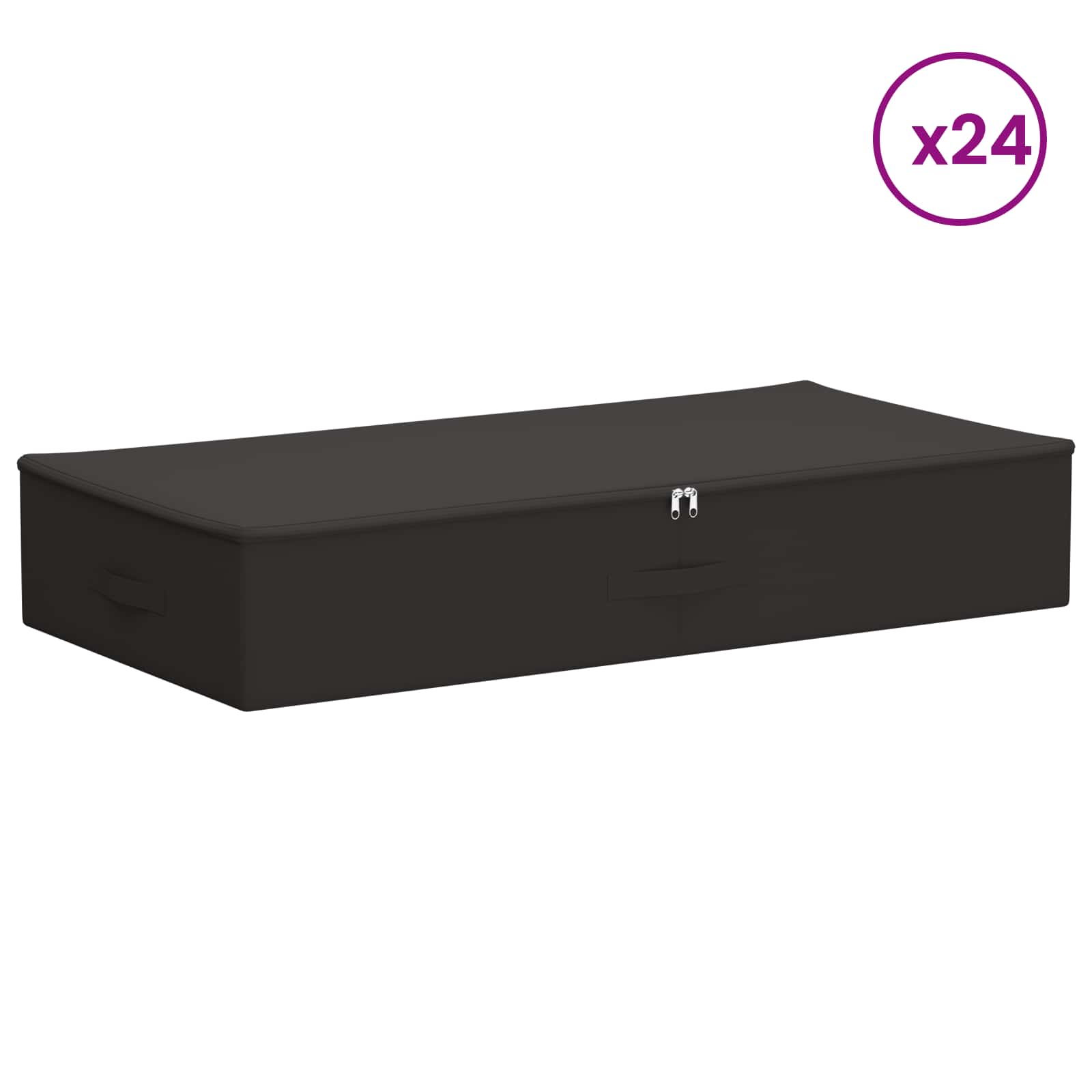 Aufbewahrungsbox Stoff 50x30x25 cm Anthrazit