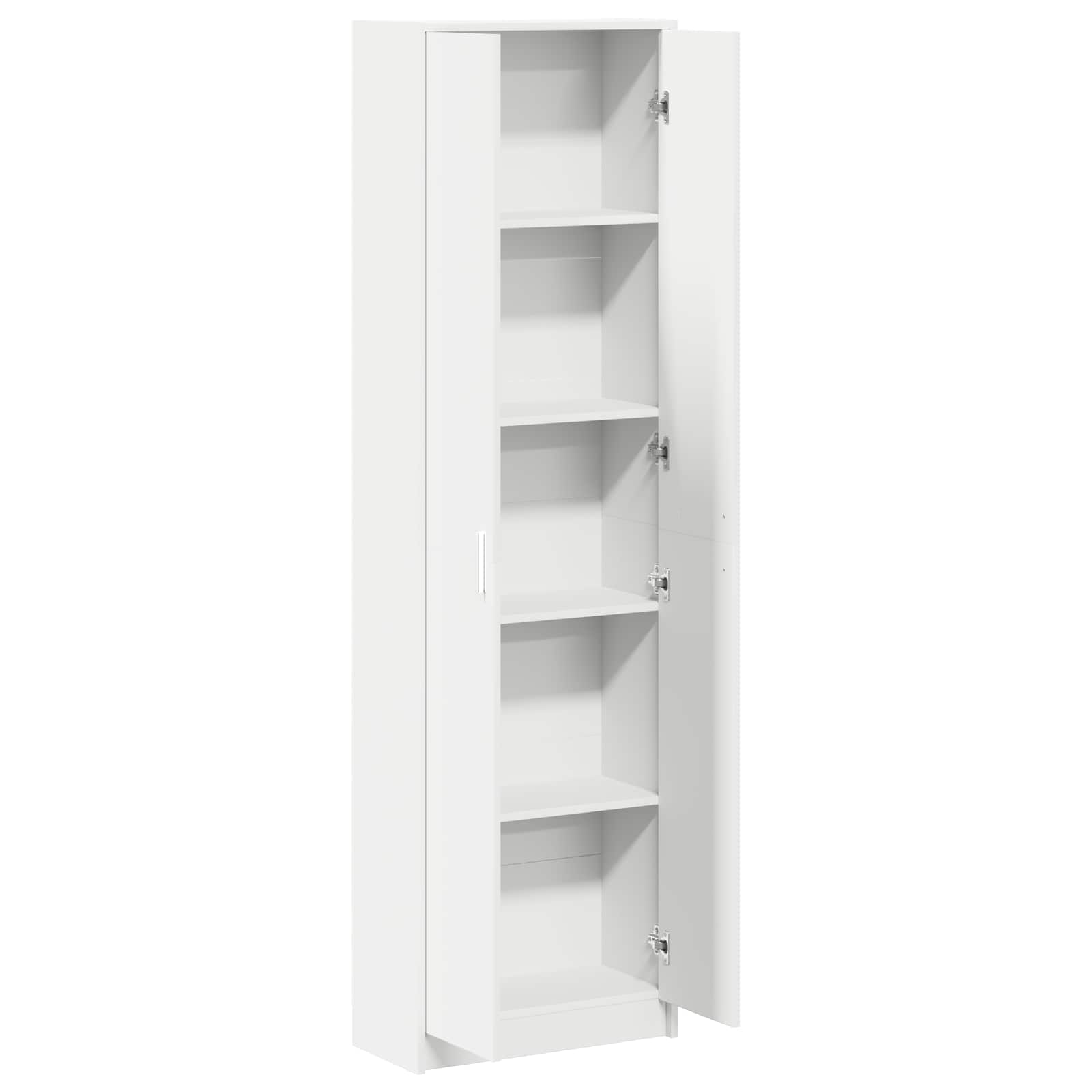 Kleiderschrank mit Regal Schwarz Eichen-Optik 55 x 25 x 189 cm