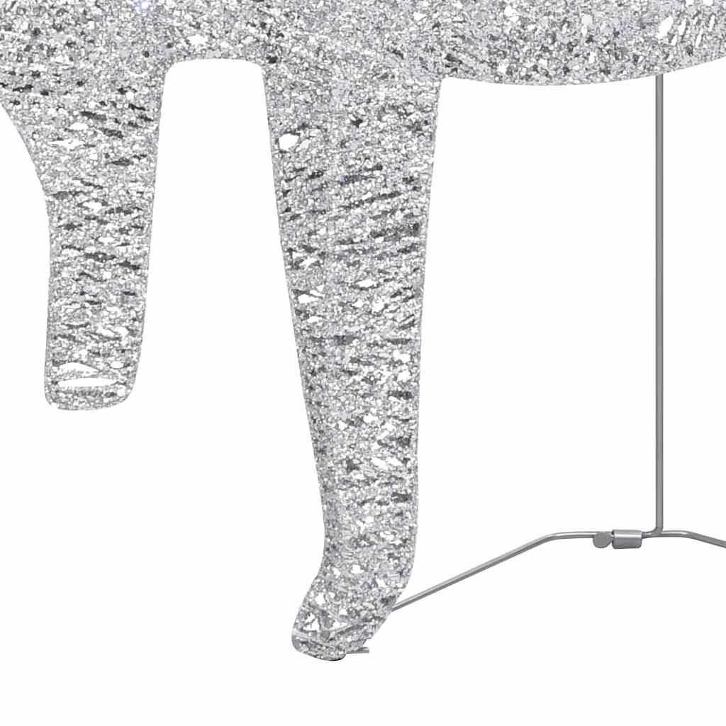 Weihnachtsdeko Rentier & Schlitten 60 LEDs Outdoor Golden