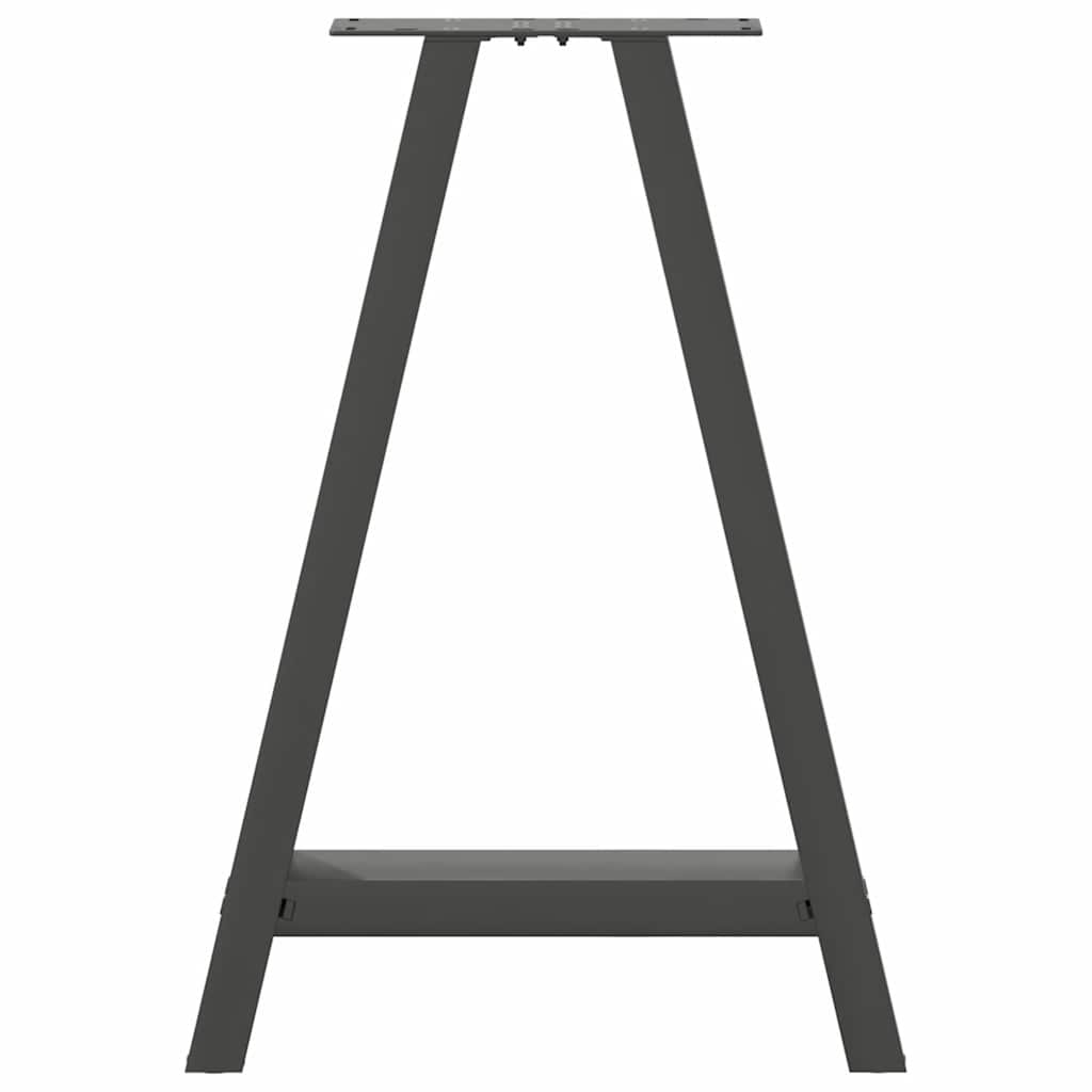 Couchtischbeine A-Form 2 Stk. 30x(30-31) cm Stahl