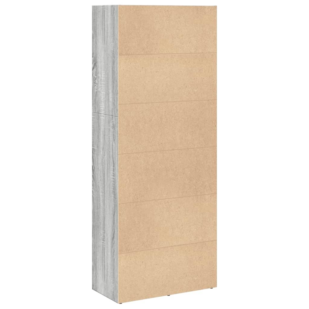Bücherregal Weiß 80x30x189 cm Holzwerkstoff