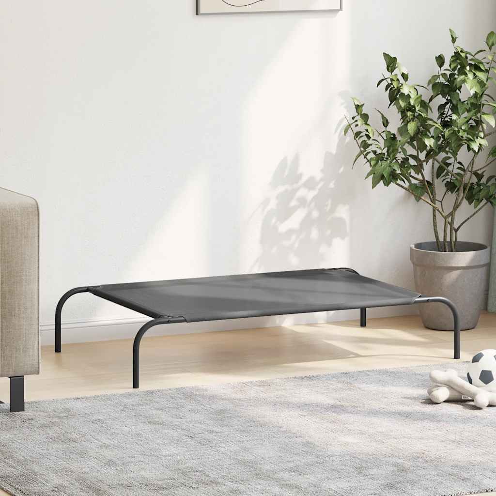 Erhöhtes Hundebett Schwarz S Textilene