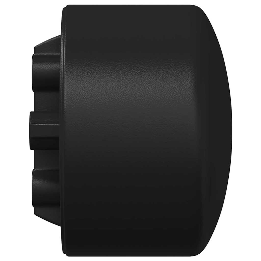 Tischfußball Tisch Endkappen 10 pcs Schwarz 1,9 x 1,9 x 1,6 cm
