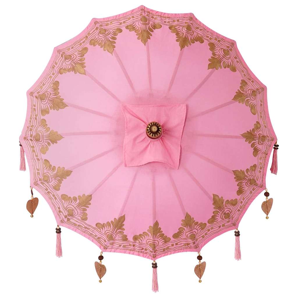 Balinesischer Sonnenschirm Creme 125 x 125 x 260 cm