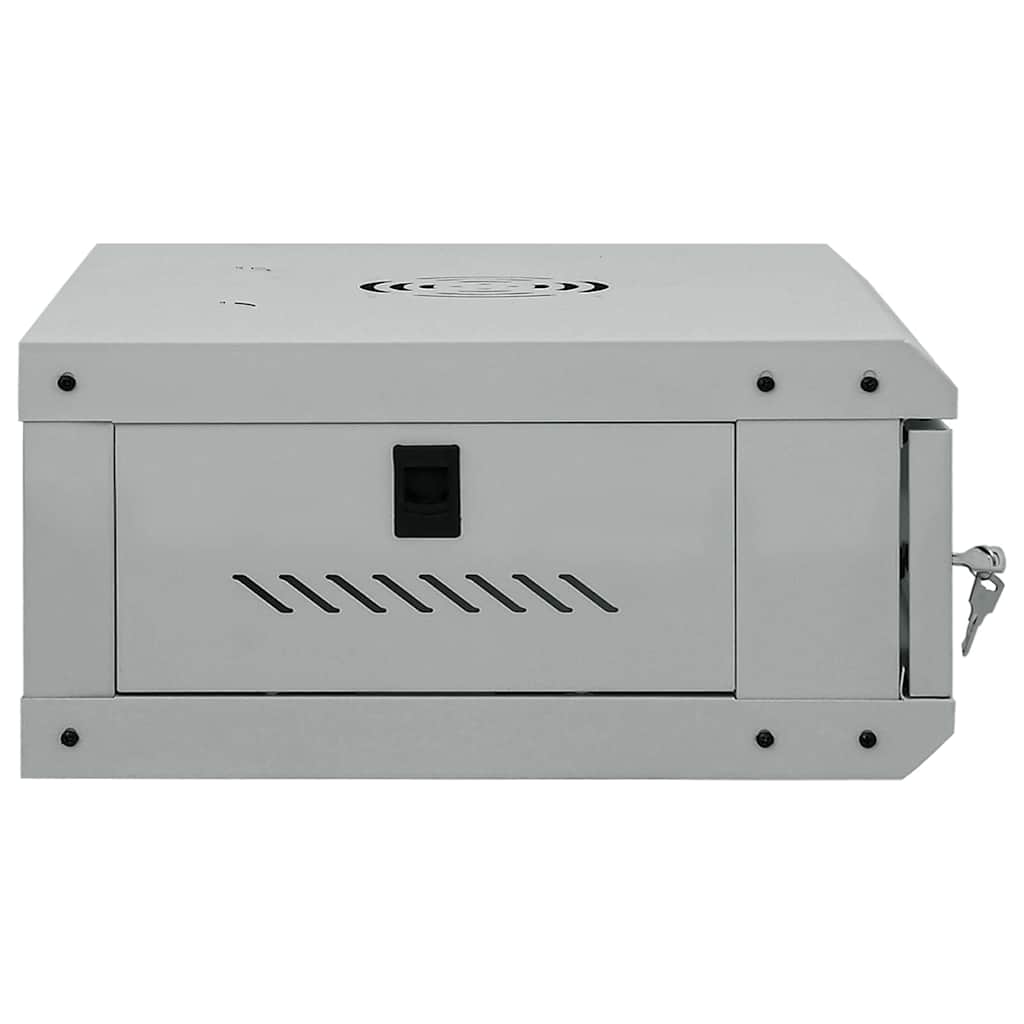 Netzwerkschrank mit Speicher Grau 60 x 45 x 28 cm Stahl