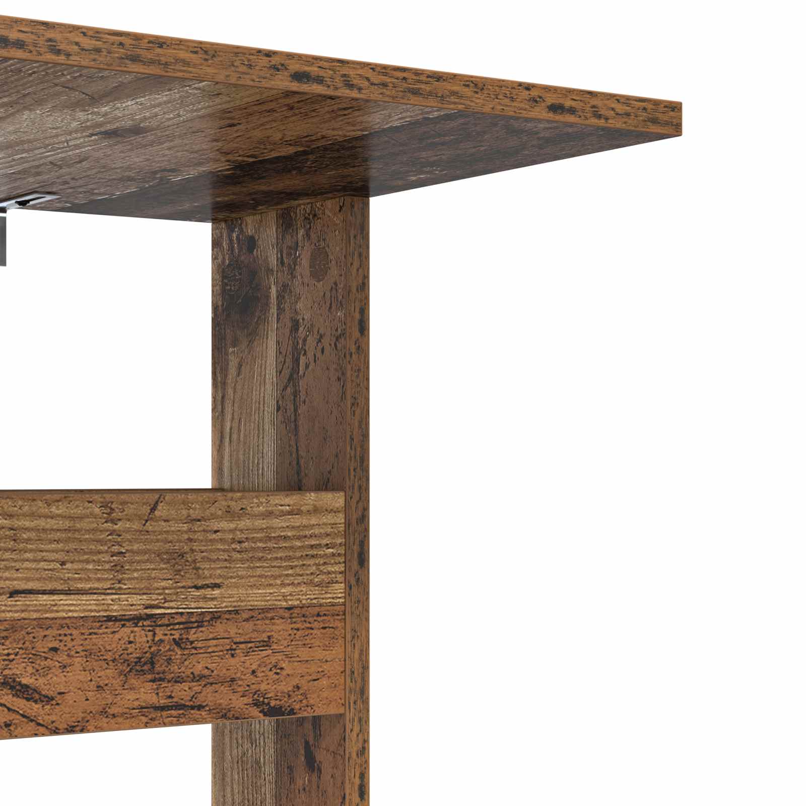 Beistelltisch Weiß 40 x 35 x 60,5 cm Holzwerkstoff