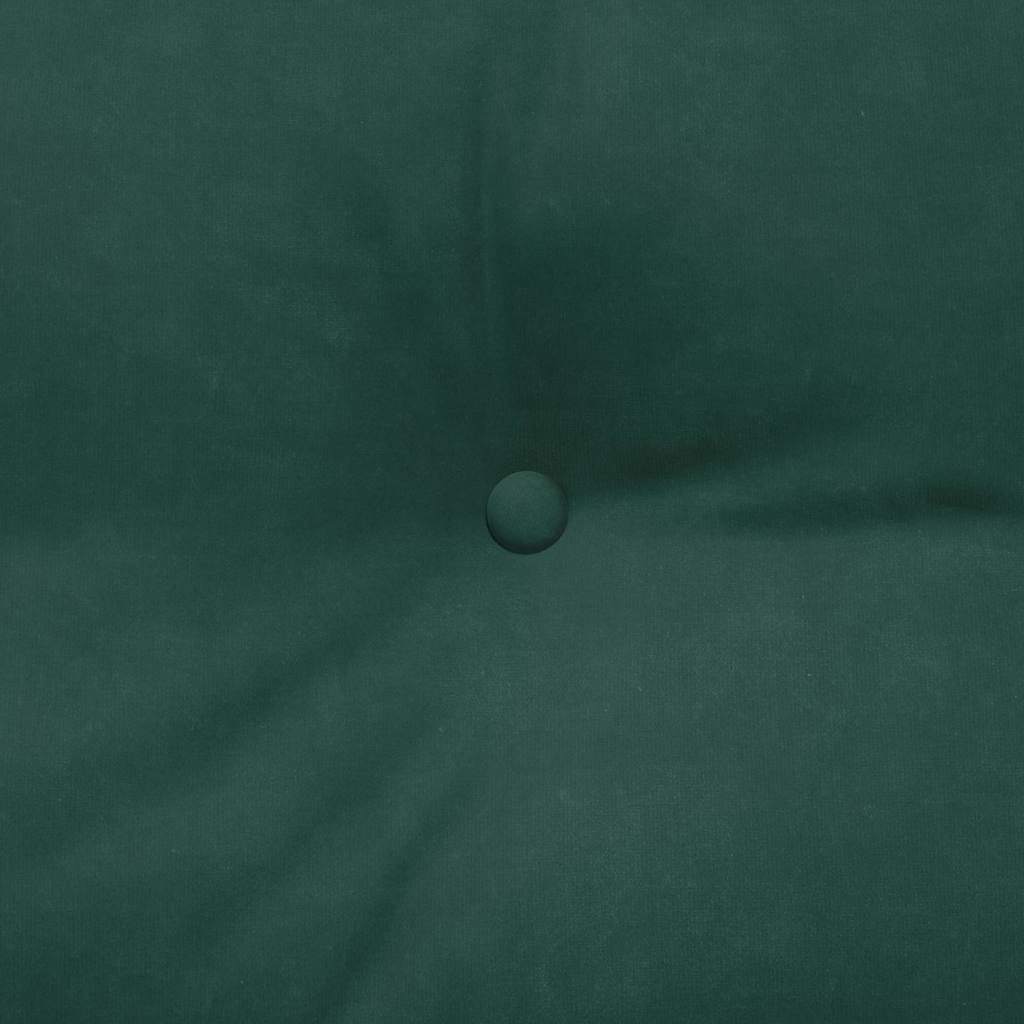 Rückenkissen Blau 45 x 24 x 50 cm Samt