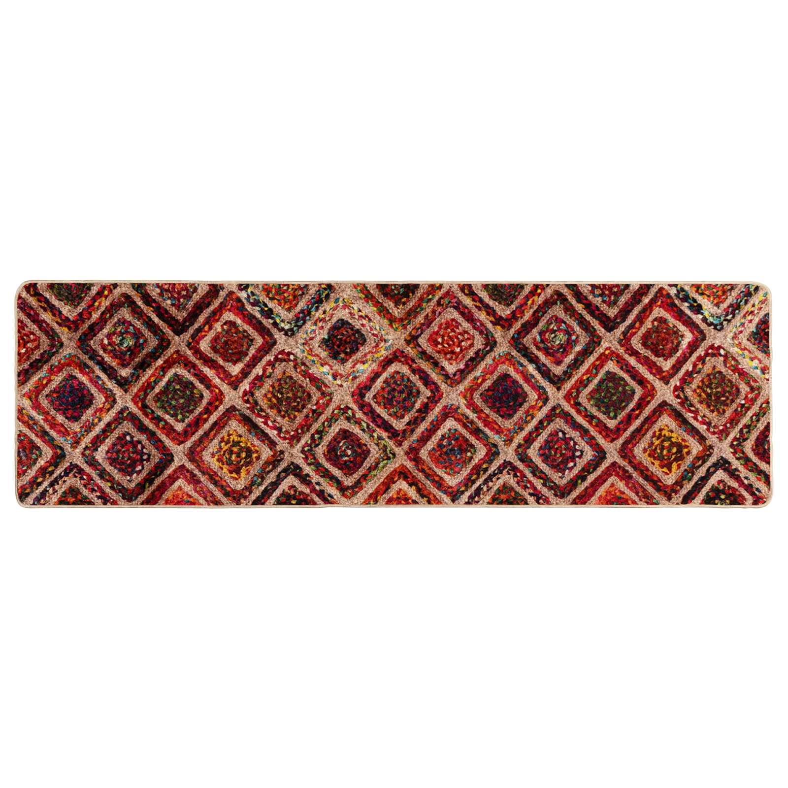 Teppich Waschbar Mehrfarbig 160x230 cm