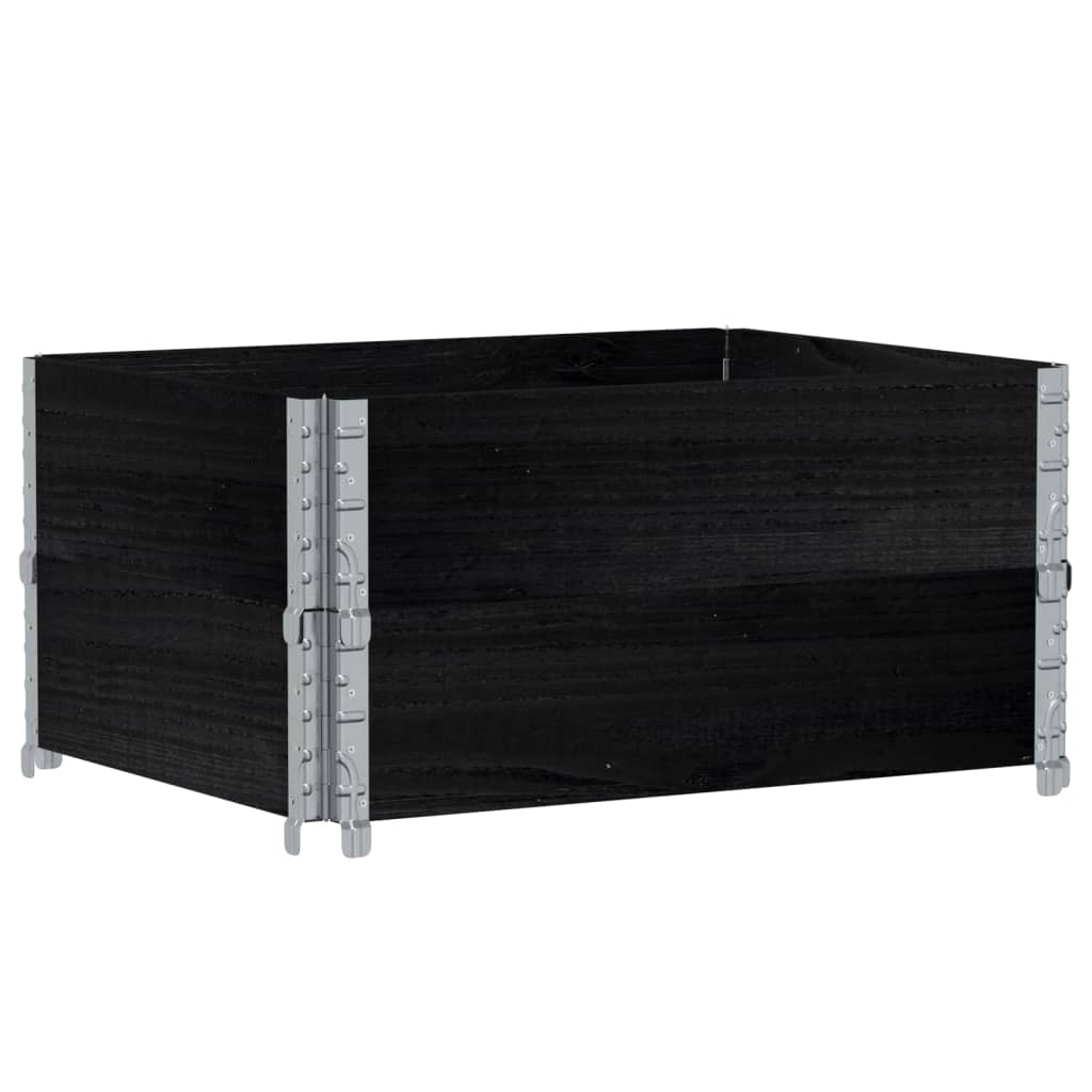 Pflanzkasten Grau 150x100 cm Massivholz Kiefer