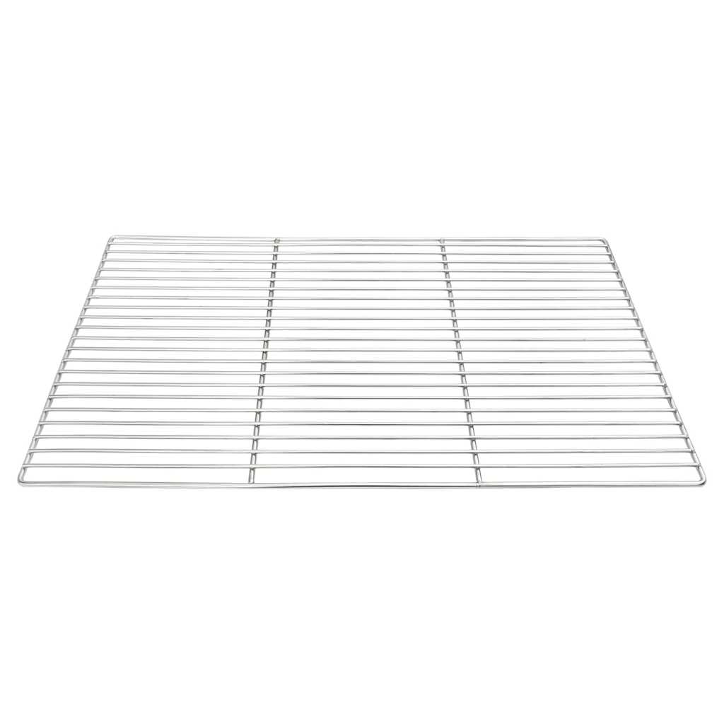 Grillrost Silber 40 x 30 cm Edelstahl