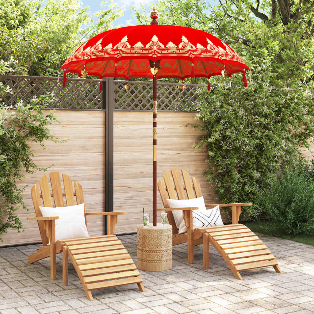 Balinesischer Sonnenschirm Creme 185 x 185 x 260 cm