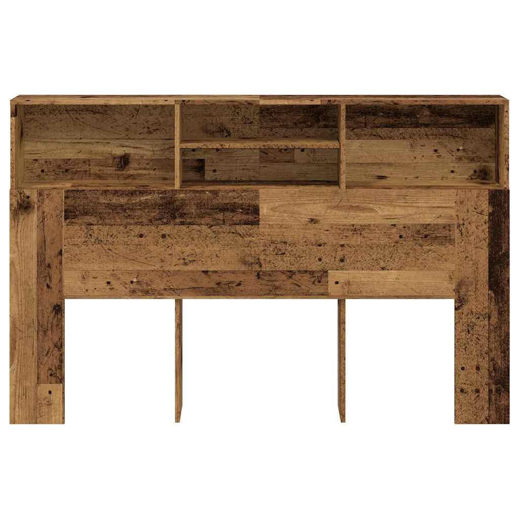 Bett-Kopfteil mit Ablagen Weiß 100x19x103,5 cm