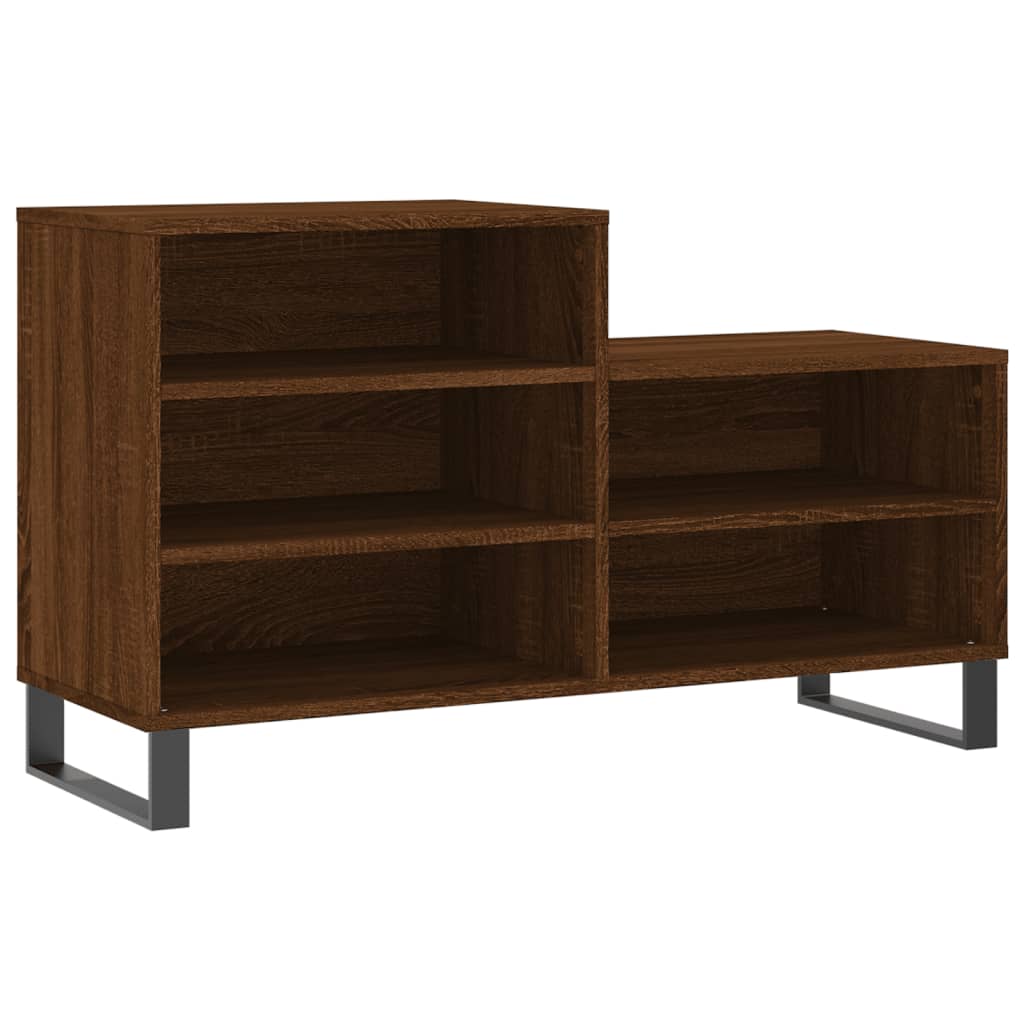 Schuhregal Weiß 102x36x60 cm Holzwerkstoff