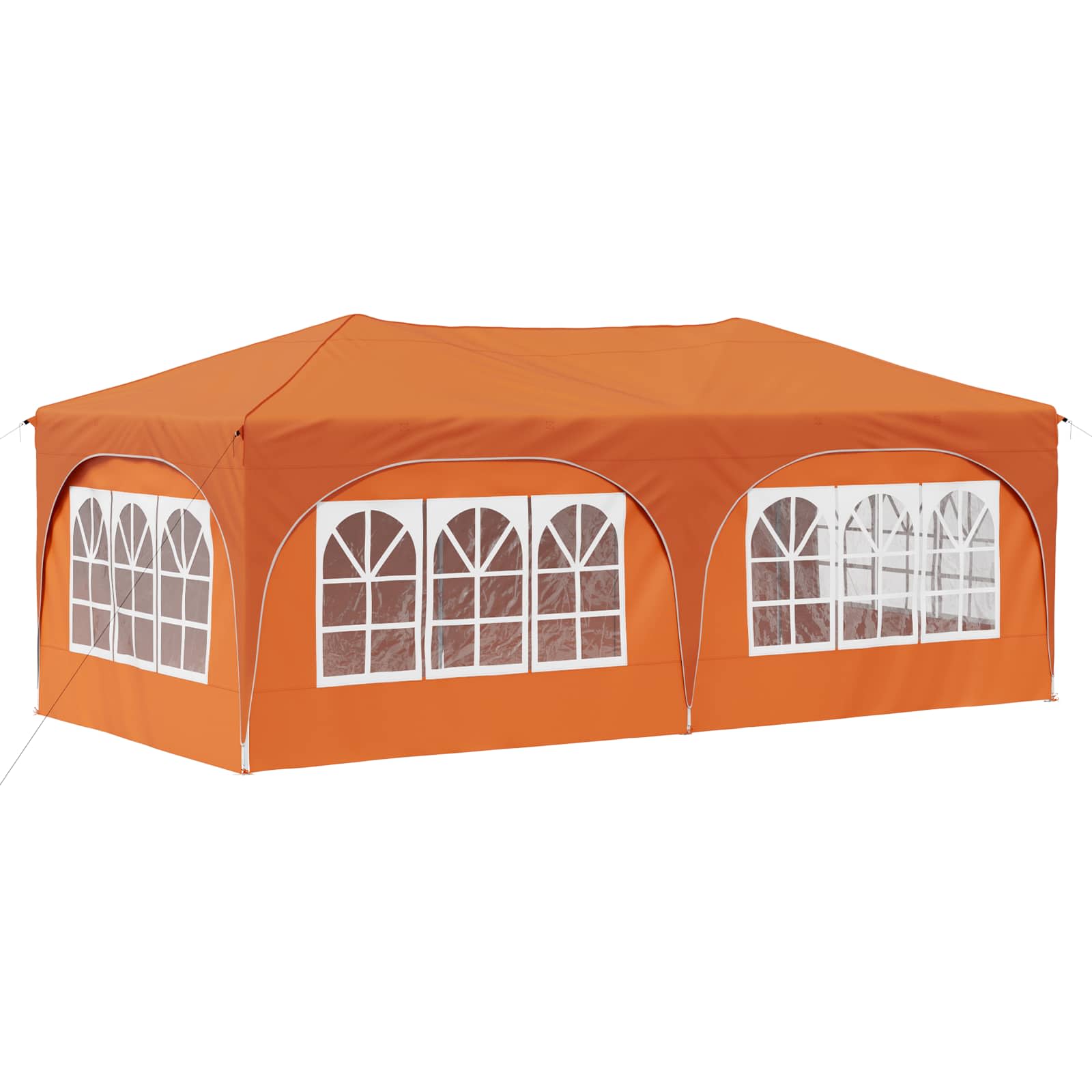 Pop-up Partyzelt 575 x 288 x 245 cm Creme Oxford-Stoff