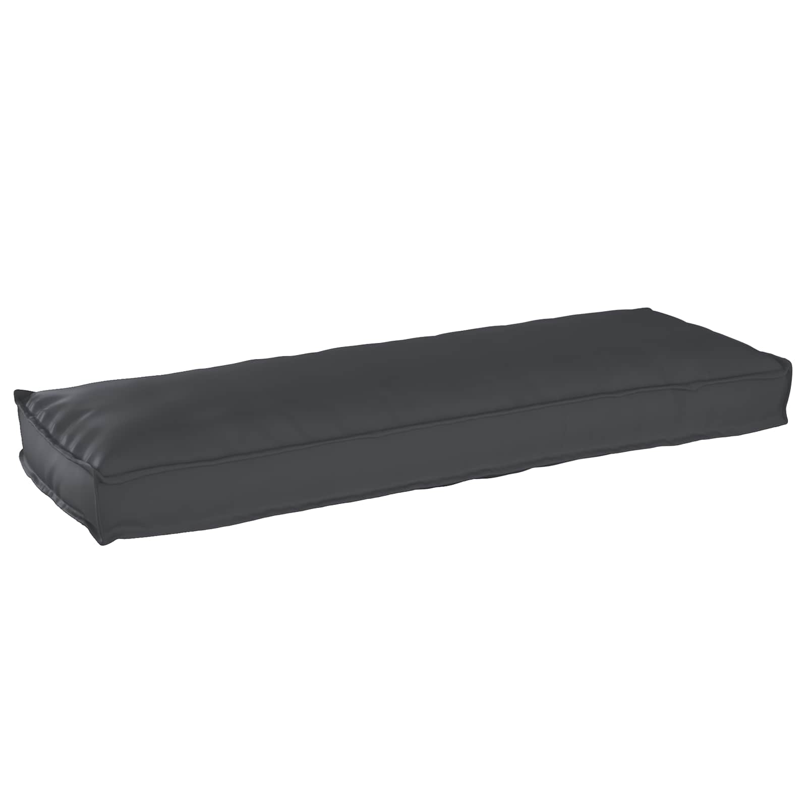 Palettenkissenset 2 pcs Anthrazit 120 x 40 x 8 cm Oxford-Stoff