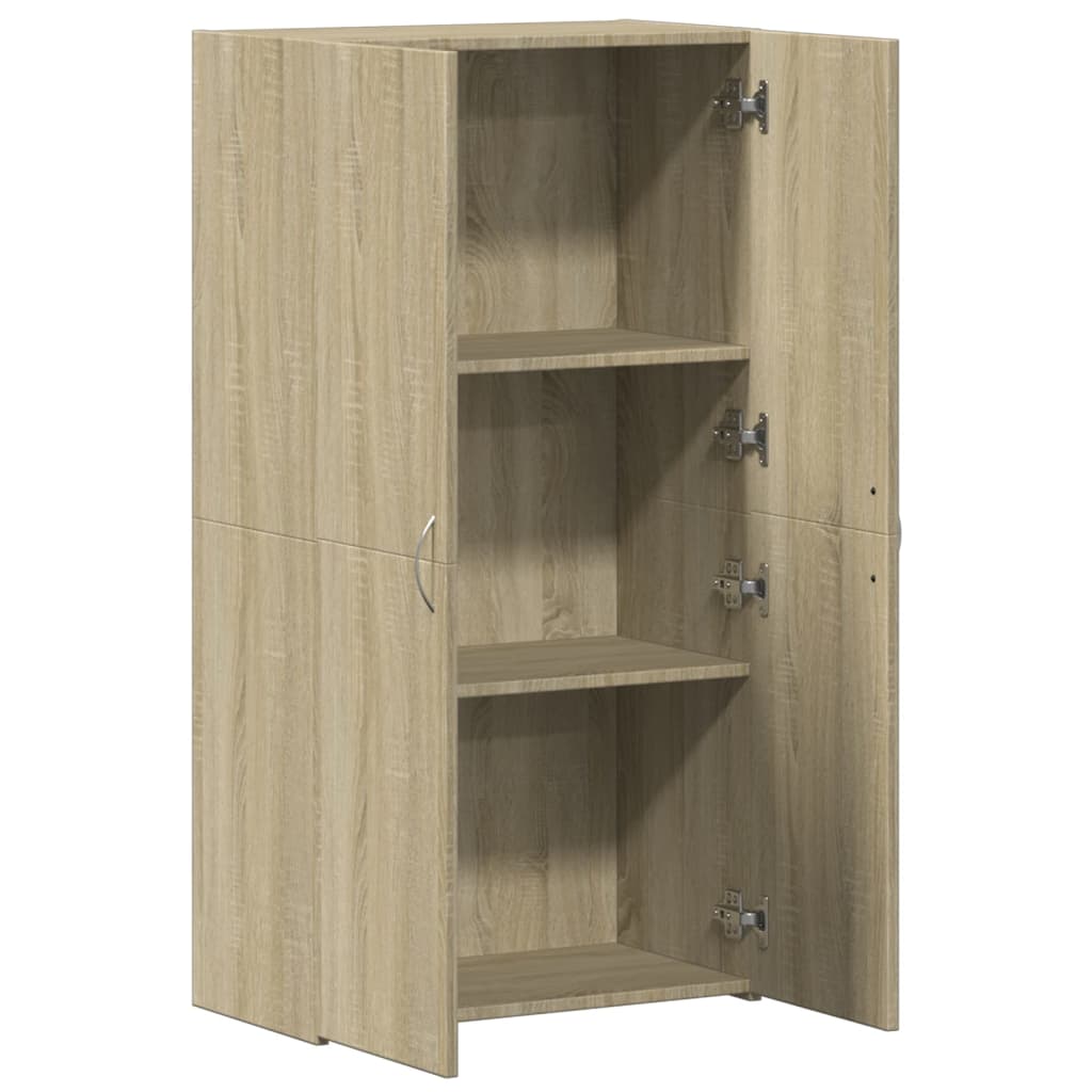 Aktenschrank Weiß 60x32x153 cm Holzwerkstoff
