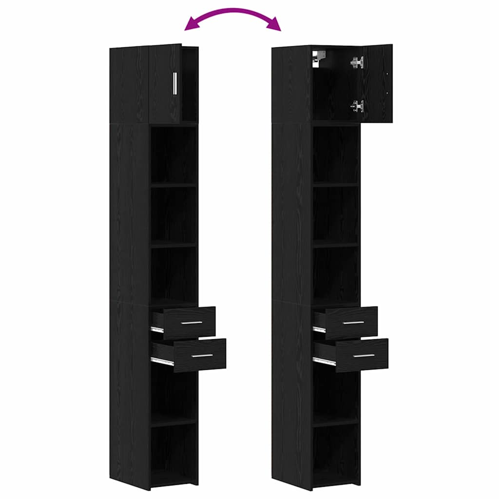 Aufbewahrungsschrank 2 pcs Altholz 30 x 42,5 x 225 cm