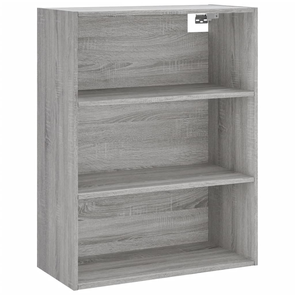 Highboard Hochglanz-Weiß 69,5x34x180 cm Holzwerkstoff