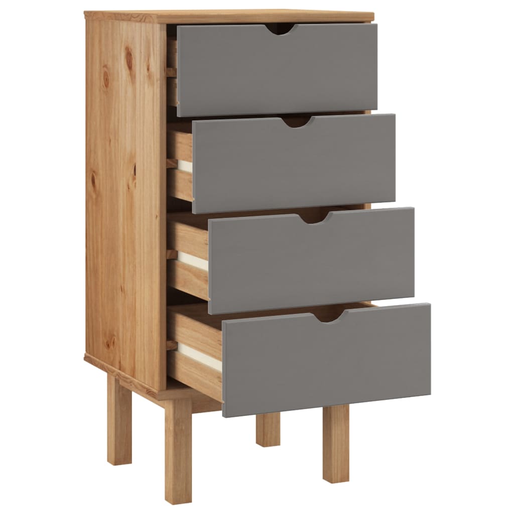 Schubladenschrank OTTA 45x39x90 cm Massivholz