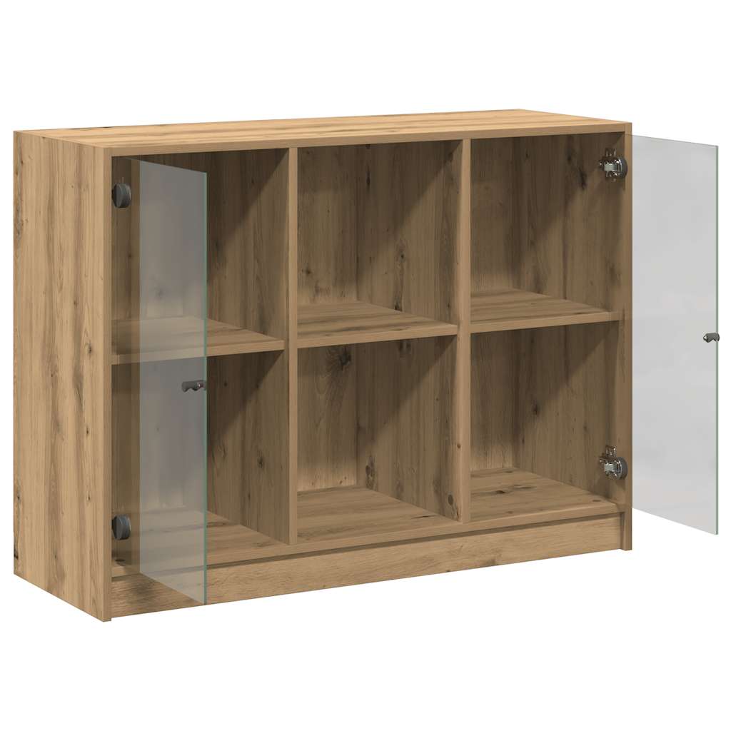 Bücherschrank mit Türen Weiß 204x37x75 cm Holzwerkstoff
