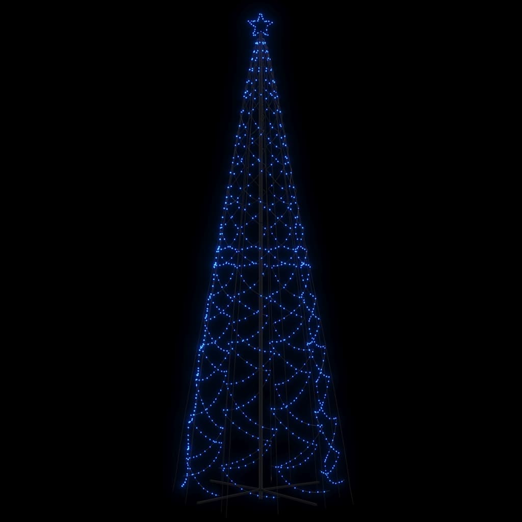 LED-Weihnachtsbaum Kegelform Kaltweiß 1400 LEDs 160x500 cm