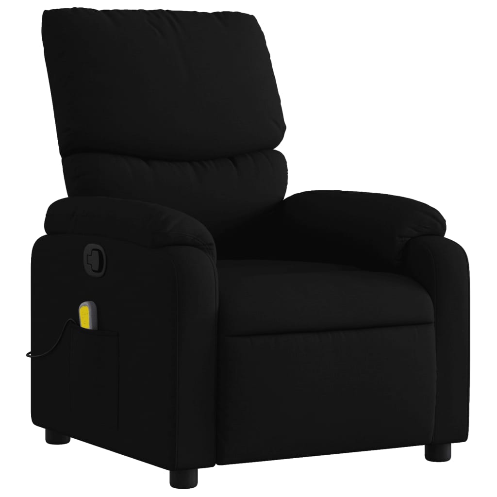 Massage-Relaxsessel, hellgrauer Stoff