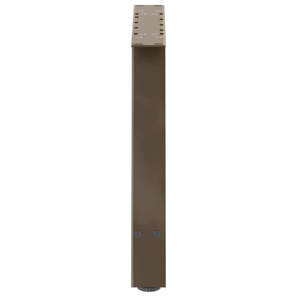 Couchtischbeine A-Form 2 Stk. 30x(30-31) cm Stahl