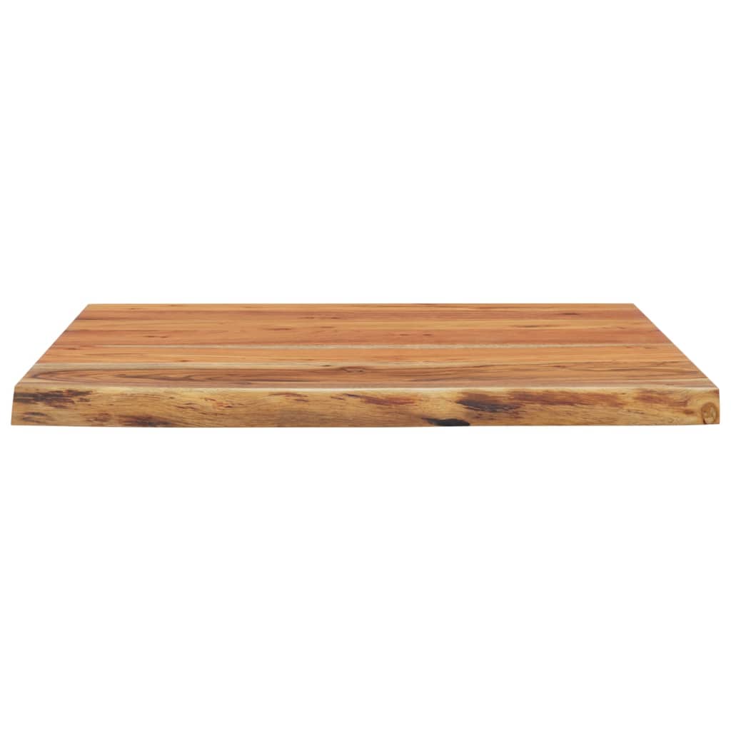 Wandregal 40x20x2,5 cm Rechteckig Massivholz Akazie Baumkante