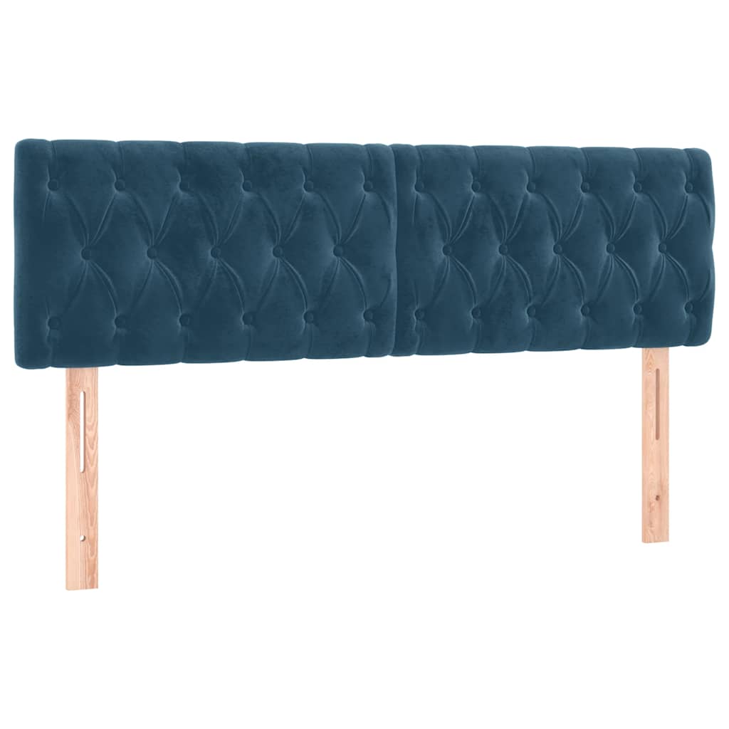 Kopfteil Hellgrau 80x7x118/128 cm Samt