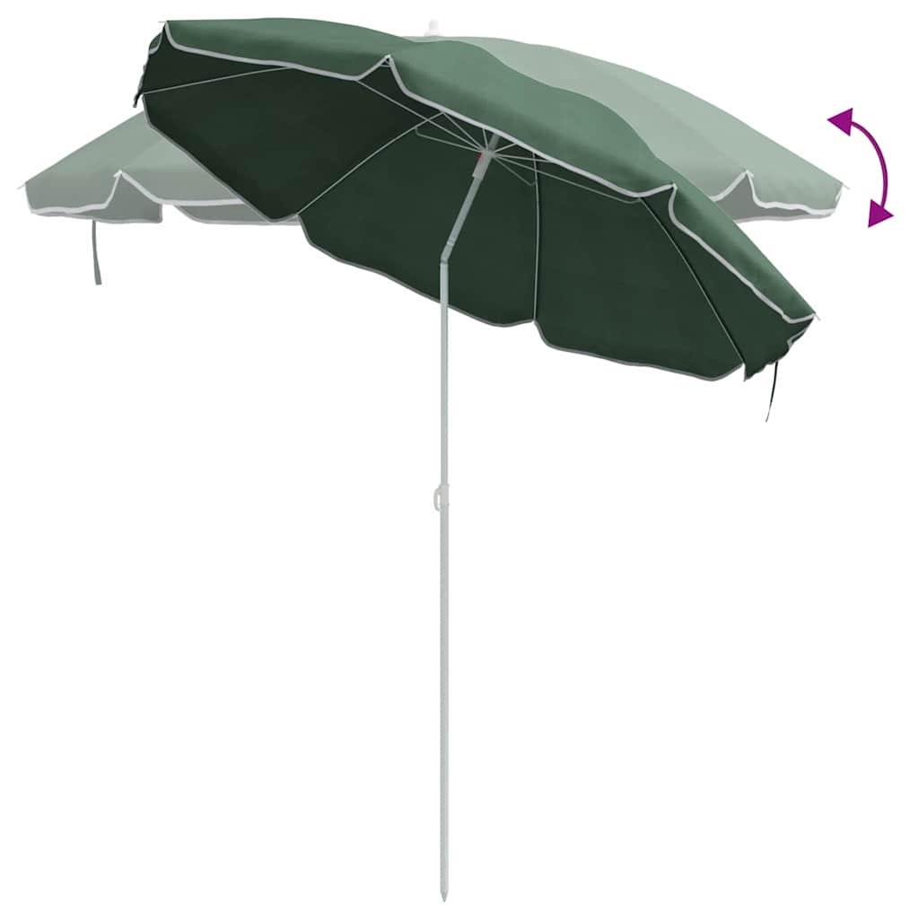 Sonnenschirm mit Stahlmast Sandfarbe 180 cm