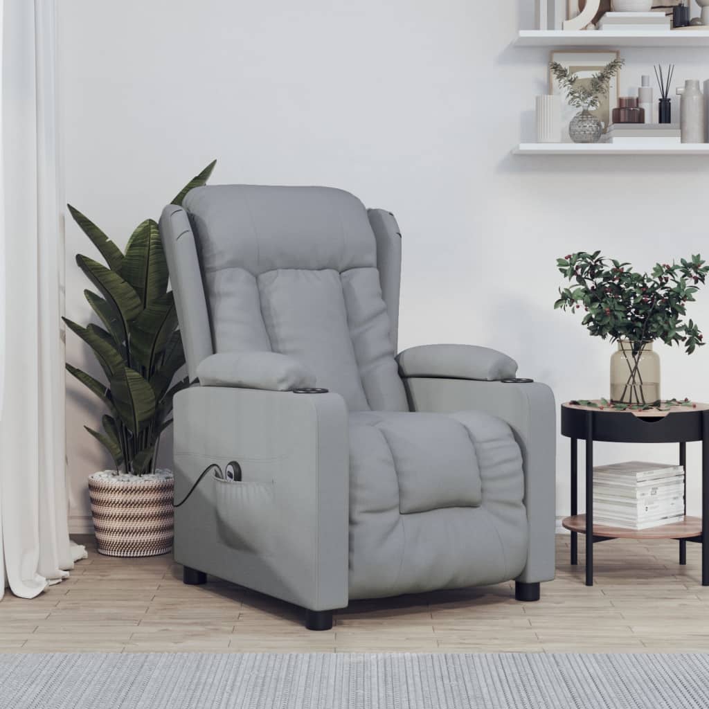 Relaxsessel Elektrisch Braun Stoff