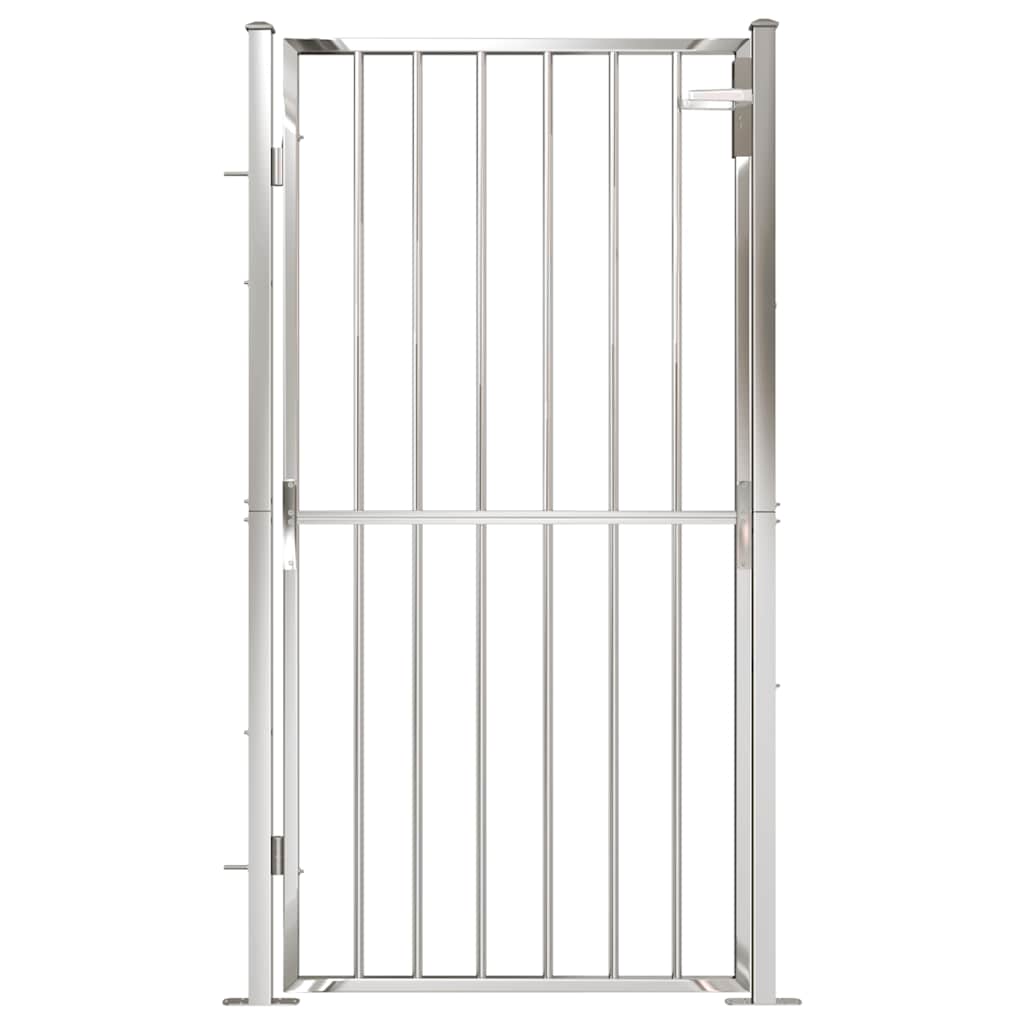 Gartentor 100 x 95 cm Edelstahl