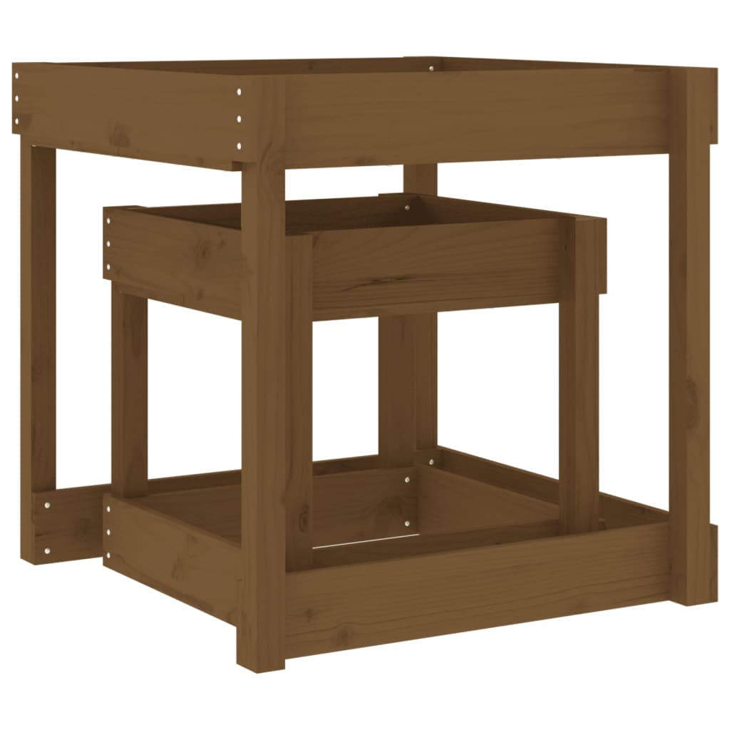 Sand-Spieltische 2 Stk. Massivholz Kiefer