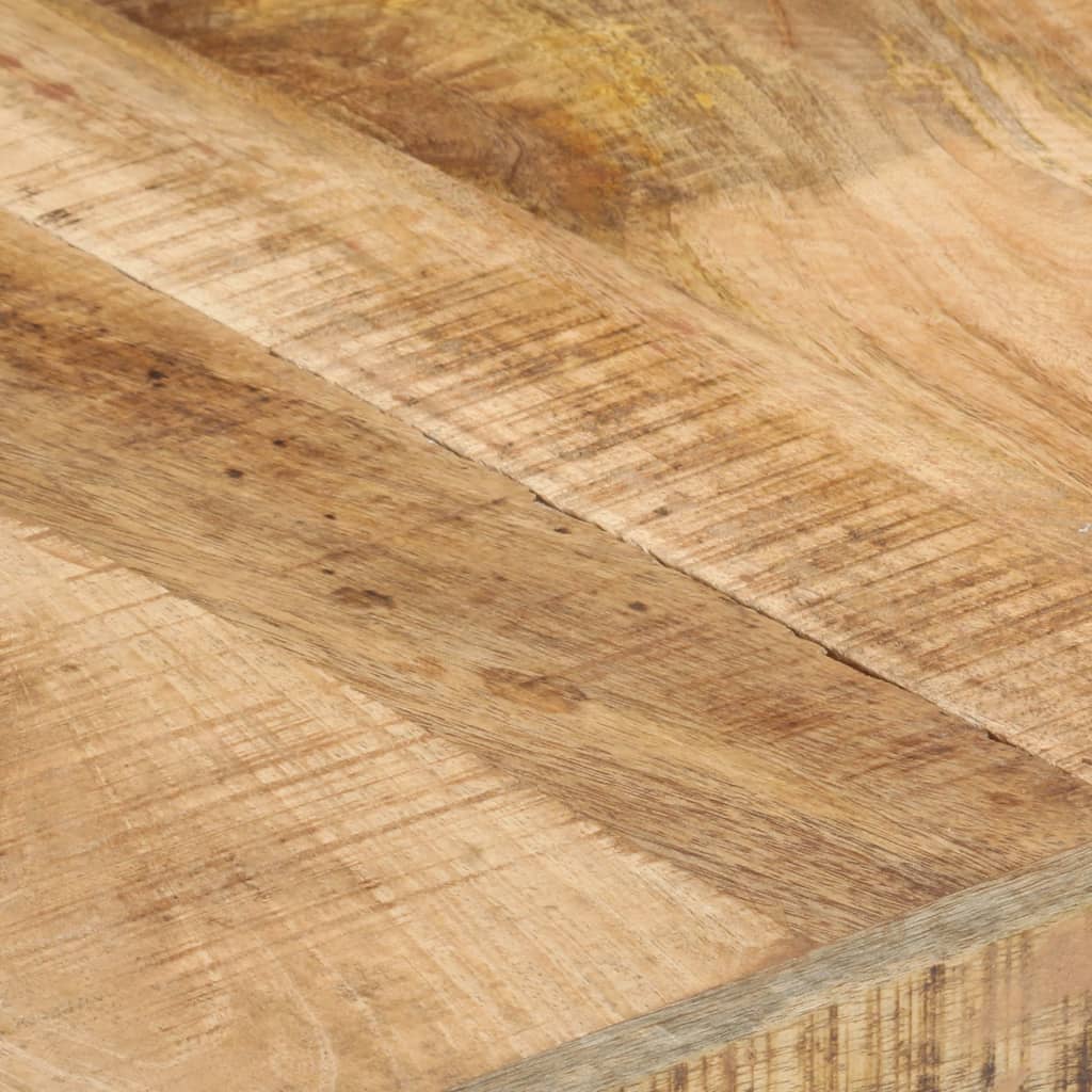 Couchtisch 140x140x40 cm Raues Mangoholz